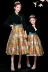 Đầm bố mẹ-con đầm mẹ 2020 Phụ nữ kiểu Trung Quốc Đầm sườn xám Trung Quốc dài tay váy thời trang - Trang phục dành cho cha mẹ và con