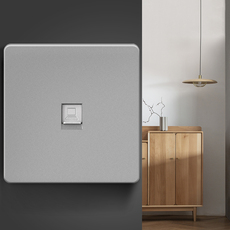 Розетка сетевая LAN 国际电工开关插座面板网络网口光纤网线插口8芯墙壁86型电脑插座