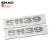 Xia De shad đuôi hộp ban đầu dán pha lê dán âm thanh nổi dán phản quang sh39 40 45 48 hộp dán - Xe gắn máy phía sau hộp