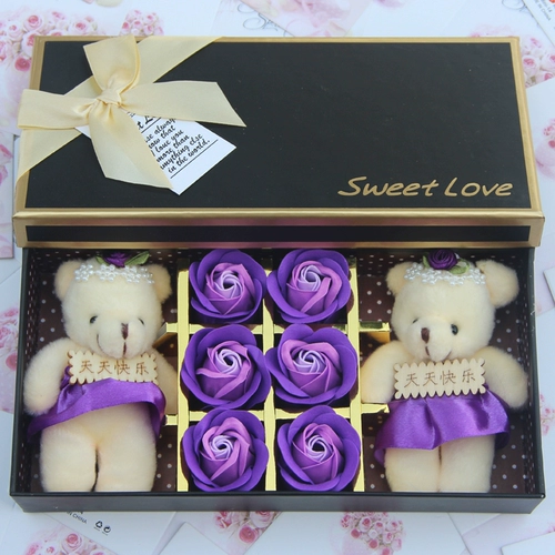 Мыло с розой в составе для матери на день Святого Валентина, подарок на день рождения