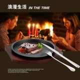 Западная еда Железная тарелка жареная корейская барбекю для барбекю Домохозяйство коммерческое чугуно
