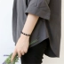 Sao đá sa thạch màu xanh chuyển hạt sao tháng vòng tay nữ phiên bản Hàn Quốc của sinh viên đơn giản xu hướng vòng tay trang sức vòng đeo tay 303 Vòng đeo tay Cuff