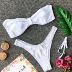 3 màu Amazon Ebay AliExpress mô hình vụ nổ rắn màu bikini rỗng bikini bikini nhảy áo tắm 2019 - Bikinis