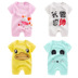 Sao Gan bé bé onesies mùa hè phần mỏng sơ sinh 3-6-9 tháng nữ bé bông quần áo 0-1 tuổi Áo liền quần