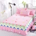 Full bed bed cover one single 1.0 1.2 1.35 1.5 1.8 2.0 m giường đơn ga giường có viền Váy Petti