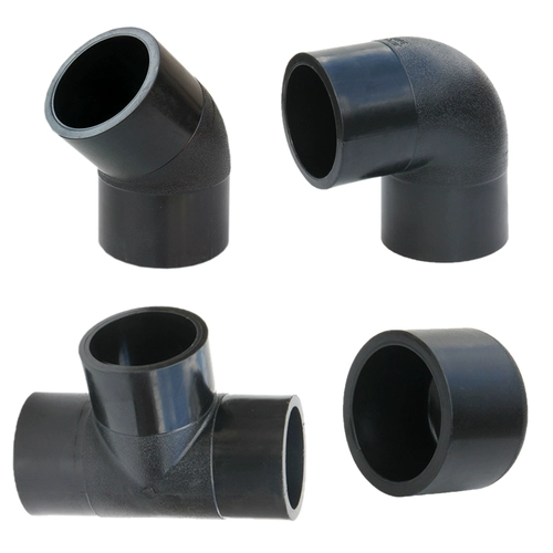 Аксессуары для труб PE 110 Пара регистрационных деталей Блок 45 градусов 90 градусов локоть 75160, 200 равный диаметр 315 разъем