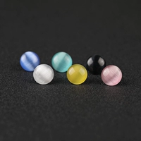 Đơn giản và đa năng chống ánh sáng nút nhỏ pin opal đa chức năng tròn nhỏ trâm cài nút cổ áo - Trâm cài ghim cài áo vest nữ