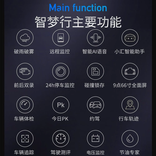 Che Zhihui 4G Remote AI интеллектуальное зеркало заднего вида