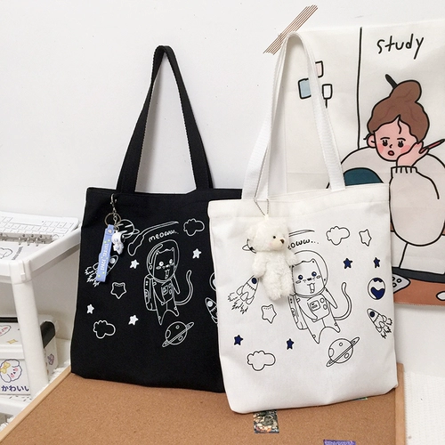 Шоппер, портативная льняная сумка, сумка на одно плечо, вместительный и большой тканевый мешок, коллекция 2022, подходит для студента