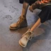 Đường phố bắn Nhật Bản retro thủy triều thương hiệu thanh niên da sa mạc khởi động kaki martin khởi động giày cao giày của nam giới giày thể thao sneaker Giay cao