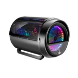 Игра в газовые бомбы Jiayuan Gaming Online Cafes Alien Rgb Computer Case 180 градусов полной боковой прозрачной графической карты M -TX Вертикальная установка