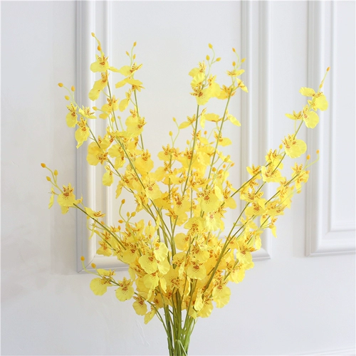 Ins шелковый цветок пластиковый цветочный букет украшение железная металлическая ваза для входа в спальню украшение журнального столика цветочное украшение