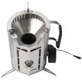 Переносные переносные дрова для печи самостоятельно открытые лагеря Fierce Fursace Семейные барабаны и ветровые пикники для барбекю. Сеть красный материал