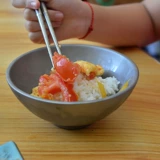 Китайская простота титановая чаша Pure Titanium Double -Layer Bowl китайского стиля Классическая анти -хот -рисовая чаша ретро -посуда