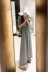 Hàn Quốc Dongdaemun nữ 2019 hè mới phong cách thời trang đơn giản thắt lưng backless váy dài triều se - Váy dài Váy dài