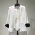 [Ling] mùa thu giảm giá giải phóng mặt bằng thương hiệu của phụ nữ Hàn Quốc dài tay màu rắn giản dị phù hợp với chống mùa giải phóng mặt bằng mẫu áo vest nữ đẹp nhất 2021 Business Suit