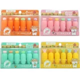 Морковные флуоресцентные милые мультяшные маленькие цветные карандаши, маркер, канцтовары для школьников