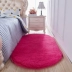 phòng khách Oval phòng ngủ cạnh giường ngủ thảm thảm cô bé kết hôn với một màu hồng phòng công chúa thảm sàn sàn mat đáng yêu - Thảm thảm trải ghế Thảm