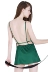 Quần áo ngủ lụa lụa gợi cảm mùa hè và mùa thu sling nóng gợi cảm lớn backless ren váy ngủ cám dỗ người lớn vui vẻ - Đêm đầm