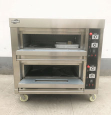 Печь wfc-204q 二层四盘燃气商用烤箱 蛋糕面包烤箱商用 燃气烘炉 Grandtop