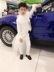 Zhengyu Xuan Gaoding dress T-model model catwalk trắng nam thần phù hợp với trang phục Hàn Quốc cho thuê thay đổi màu sắc - Váy trẻ em quần áo sành điệu cho be gái Váy trẻ em