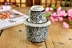 Bộ đồ gốm sứ Jingdezhen được vẽ bằng tay màu sắc phong cách Nhật Bản và nhiệt độ gió hông bình lẩu sứ màu xanh và trắng ấm
