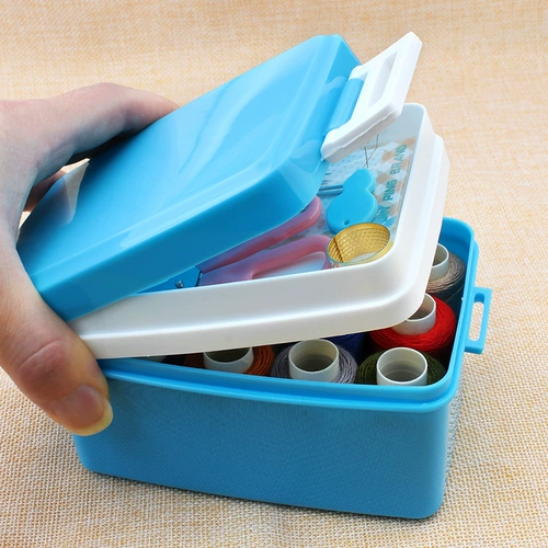 Коробка для бытовой линии игольки STEAM PORTABLE SIVENT SIVE SIVE Игла Студенческая общежитие многофункциональная цветная швейная куртка кармана пакет