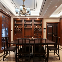 Bàn ăn Trung Quốc mới kết hợp một bàn sáu ghế Zen hình chữ nhật gỗ rắn Bàn ăn Trung Quốc phong cách Tô Châu đồ nội thất tùy chỉnh - Bộ đồ nội thất nội thất phòng khách