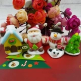 Рождественские украшения украшения украшения Fontch Edible Santa Claus Sugar Man Doll Snow Kid Deam House Candy Doll