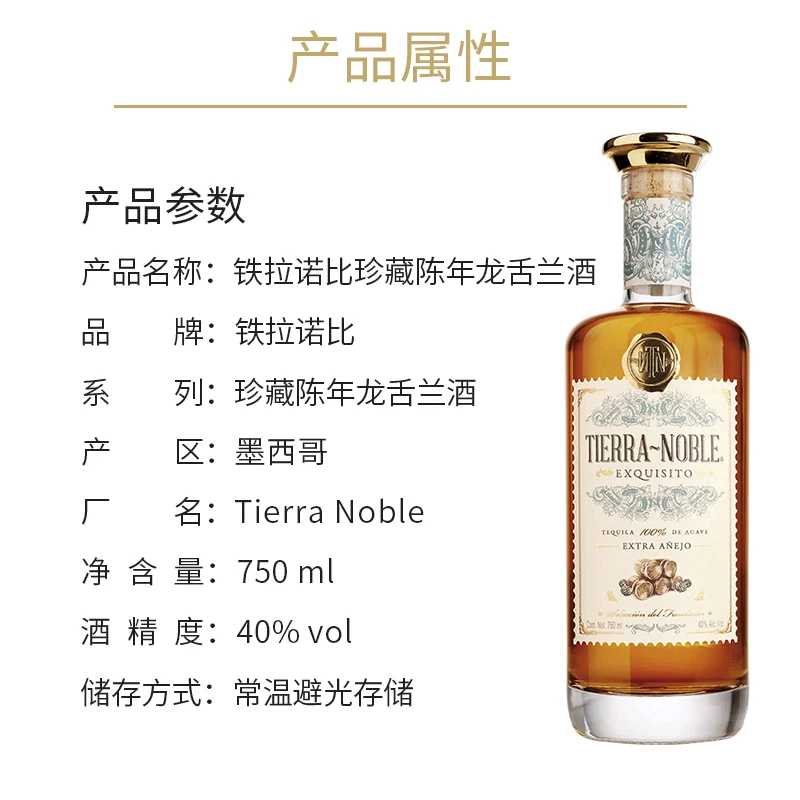 Tielanby's старый Agalatin МЕКСИКО Tierra Noble текила Añejo