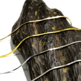 Ожерелье, цепочка до ключиц, серебро 925 пробы, 0.7mm