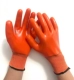 Găng tay bảo hộ lao động bằng nhựa PVC dày toàn bộ chống thấm nước, chống trơn trượt, chịu dầu và chống mài mòn Găng tay bảo hộ lao động nhúng hoàn toàn bằng cao su