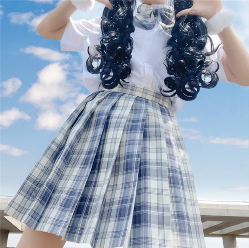 Студенческая юбка в складку, оригинальная японская школьная юбка для школьников, А-силуэт