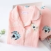 Quần áo mới tháng chần bông mùa xuân và mùa thu cotton ấm áp cho bà bầu đồ ngủ sau sinh kích thước lớn cho con bú quần áo điều dưỡng tại nhà mùa đông - Giải trí mặc / Mum mặc Giải trí mặc / Mum mặc