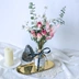 chau nhua Hoa hồng khô Hoa phong cách Bắc Âu trang trí nhà trang trí Bạch đàn hoa bất động sản trong mạng màu đỏ nhỏ món quà tươi bó hoa giỏ sắt treo chậu hoa ban công Vase / Bồn hoa & Kệ
