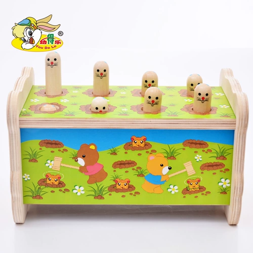 Большая игрушка антистресс «Суслик» для раннего возраста, барабаны для мальчиков и девочек, 1-3 лет