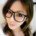 Phiên bản tiếng Hàn của khung kính không có ống kính thủy tinh khung lớn kính nam và nữ kính retro khung kính mắt kính gương phẳng Kính đeo mắt kính