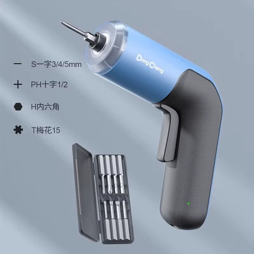 东成 Перезаряжаемая электрическая универсальная маленькая отвертка, 4v