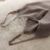 Mùa xuân và mùa hè chất lượng cao là sọc dọc Nhật Bản mỏng yếm nữ mới chạm đáy vest nhỏ - Áo vest