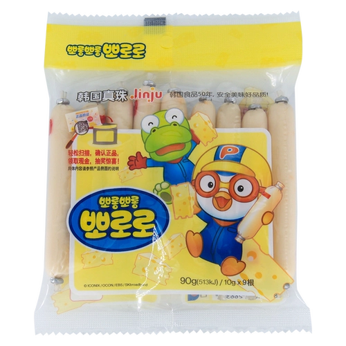 Южнокорейская бао -лулу Лулу Детское сыр/дха/кукурузная колбаса Дети Детская закуски Дополнительная еда. Всего 3 упаковки