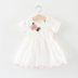 Trẻ em mặc cô gái mùa hè trẻ em của cô gái nhỏ ngắn tay sọc đầm 0 1-3 tuổi bé mùa hè công chúa váy Váy