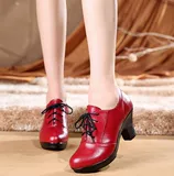 Новый продукт одиночная обувь танцевальная обувь кожа латинская женская обувь трехэтапные танцевальные туфли бесплатная доставка квадратная танце