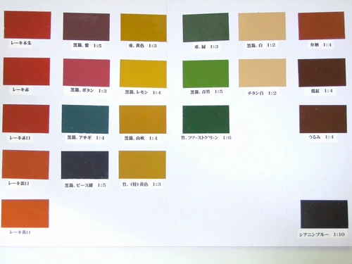Стеклянная прозрачная цветная краска японская лакка лака лаки