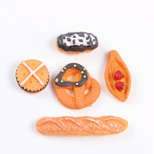 Реалистичная игра с едой, чехол для телефона, заколка для волос ручной работы, аксессуар, хлеб, DIY