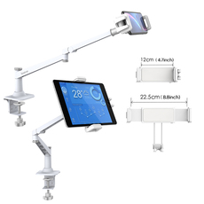 Живи специальный кронштейн smatree 手机ipad12.9通用多功能直播桌面支架懒人居家床头支架夹