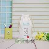 Тканевый мешок, портативный мешочек, делается под заказ, с печатью вашего логотипа, на шнурках