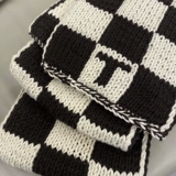 Шахматы для влюбленных, плетеный шарф ручной работы, клубок пряжи, DIY