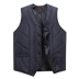 Người cha trung niên tải các mẫu mùa thu và mùa đông xuống áo vest cotton cũ ấm dày chần 40-50 vest vest ông nội