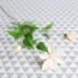 Mô phỏng mới Clematis Wedding Lan Wedding Để lại Hoa Golden Lotus Trang trí nội thất Bó hoa Khách sạn Hoa - Hoa nhân tạo / Cây / Trái cây