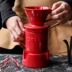 Cây cà phê được rửa bằng tay của người Mỹ với bộ lọc nhỏ giọt bằng gốm sứ đặt tách gia đình bằng cốc cách nhiệt phin cafe nhôm Cà phê